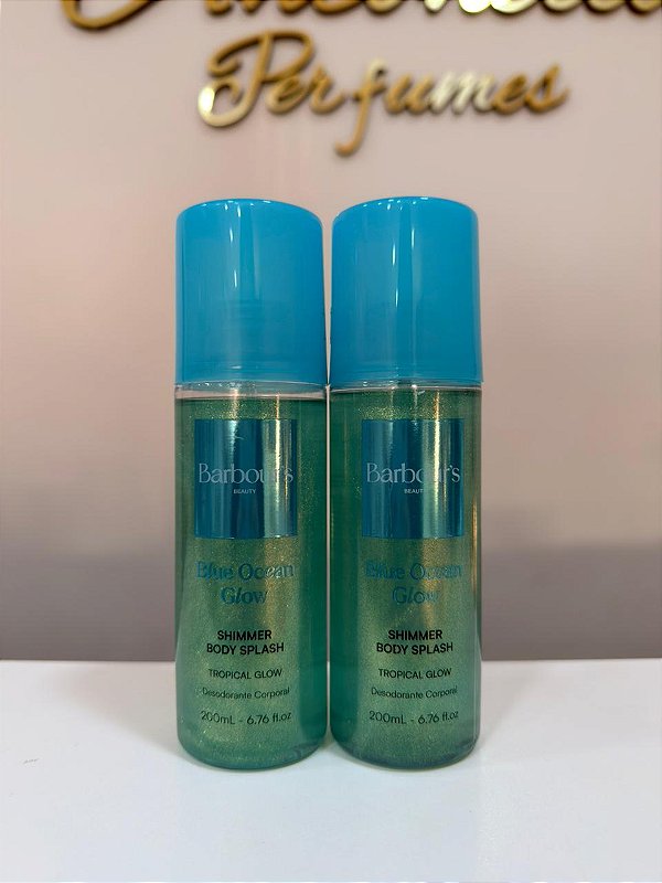 Body Splash Blue Ocean Glow - Barbour's Beauty -200ml - Feminino