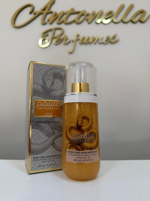 Musamam White Intense Afeer Body Splash Body and Hair Perfume - 200ml - Feminino