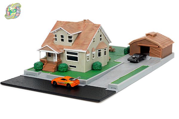 Mini Diorama Casa do Dom - Velozes e Furiosos - Jada Toys