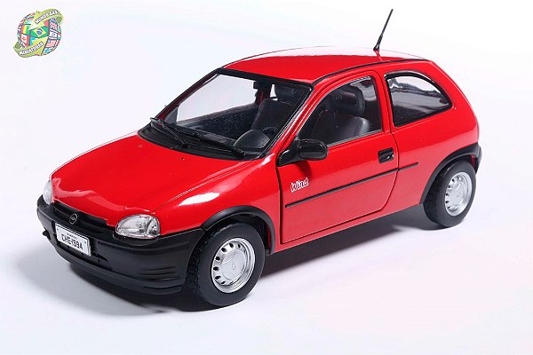 Miniatura Chevrolet Corsa 1994 - Vermelho - Série California Classics - Sunny Side - Escala 1/24