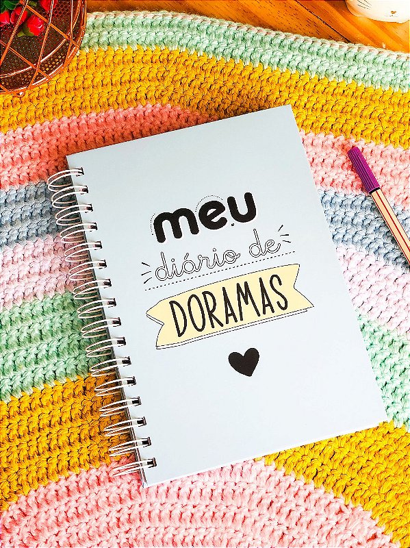 Caderno de Doramas Personalizado para Dorameiras | K-Drama Azul