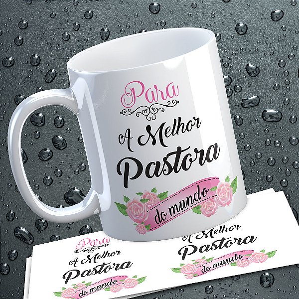 Caneca do Pastor e da Pastora Personalizada