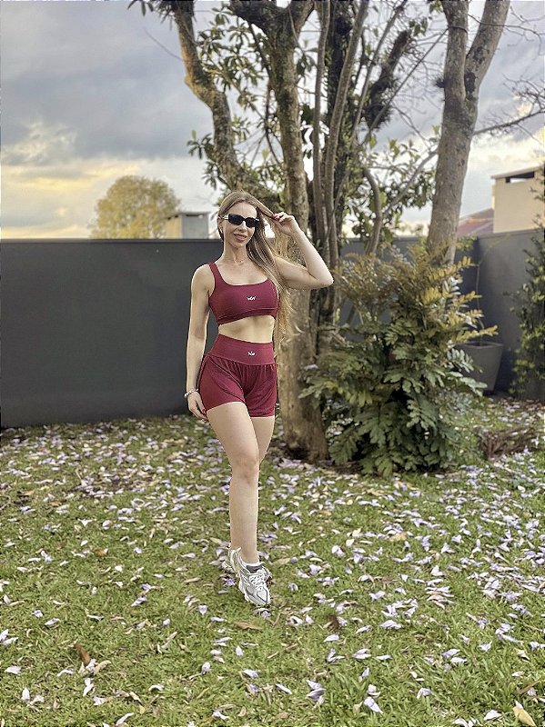 Conjunto Shorts Duplo Miss Fitness