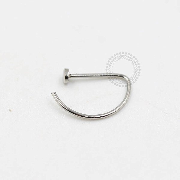 NR04 D Ring Fino Aba Nasal Aço  316L