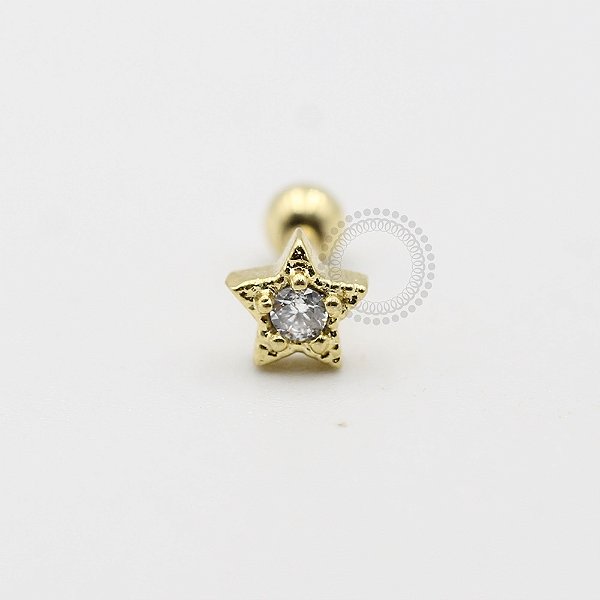 MB61 Microbell Estrela CZ Central Banho Ouro
