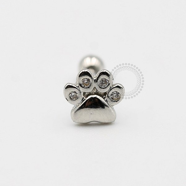 MBA31 Microbell Patinha Zirconia Banho Rodio
