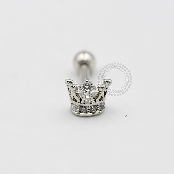 MBA32 Microbell Coroa Zirconia Banho Ródio