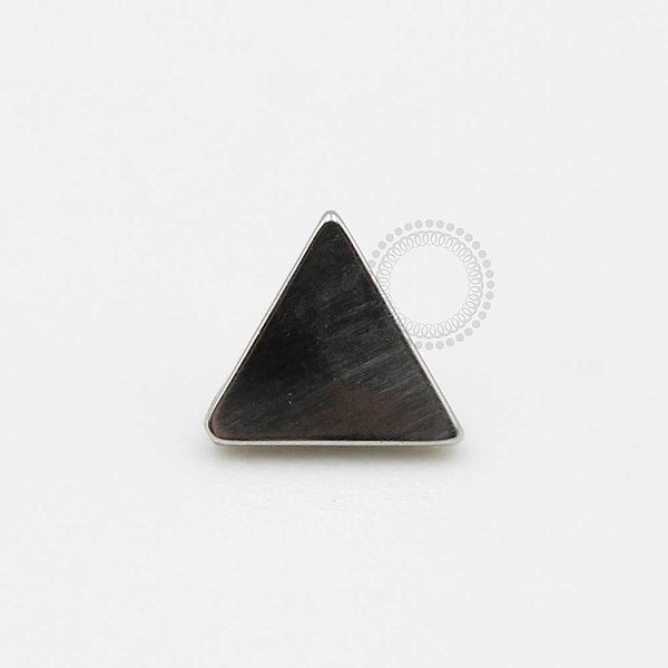 TN119 Topo Triângulo Chapa Titânio ASTM F136