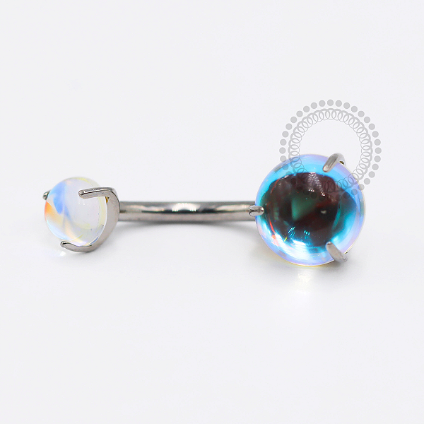 TN1815 Navel Moonstone Boreal Titânio ASTM F136