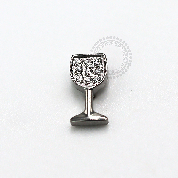 TN2033 Topo Taça Cravejada Titânio ASTM F-136