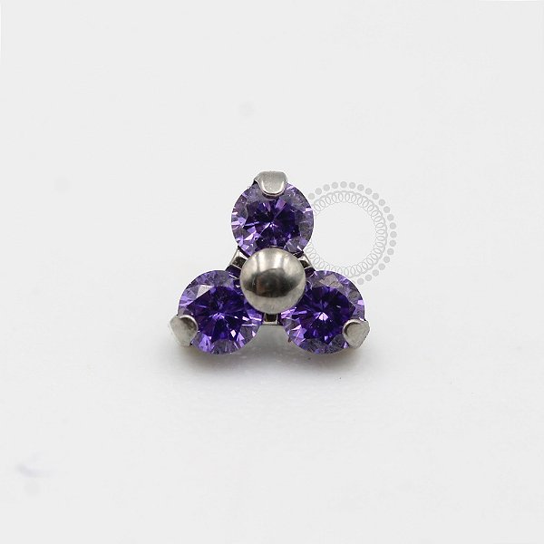 TN223 Topo Trinity Roxo Titânio ASTM F136