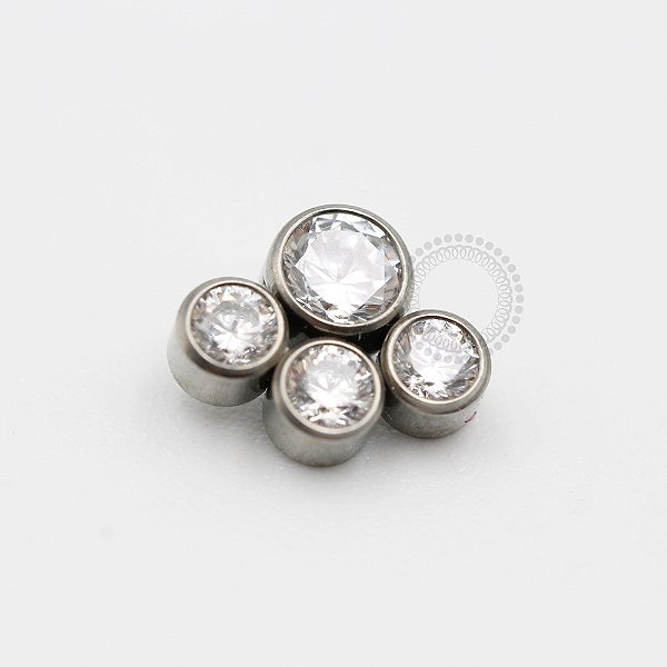 TN315 Topo Patinha Zirconia Titânio ASTM F136