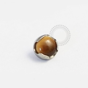 TN328 Topo Microdermal 1.6mm Olho de Tigre Titânio ASTM F136