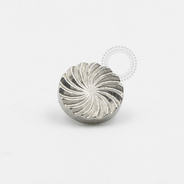 TN361 Topo Texturizado Espiral  Titânio ASTM F136