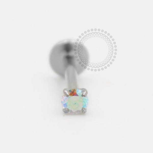 TN366 Labret Zircônia Boreal Titânio ASTM F136