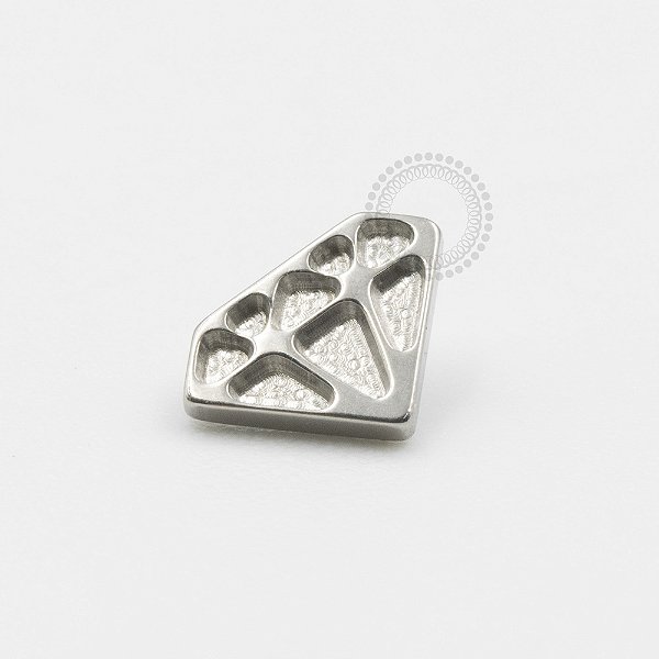 TN369 Topo Diamante Titanio ASTM F136