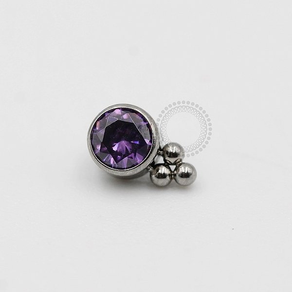 TN398 Topo Zirconia 3 Esferas Titânio ASTM F136