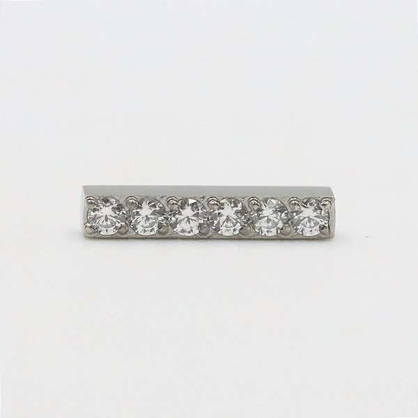TN494 Topo Barra 6 CZ Titânio ASTM F136