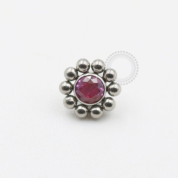 TN573 Topo Sol Zirconia Pink  Titânio ASTM F136