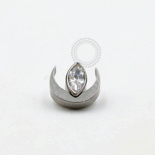 TN837 Topo Lua com Zirconia Navete Titânio ASTM F136