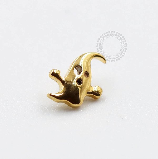 TN1515 Topo Fantasminha Titânio PVD Gold