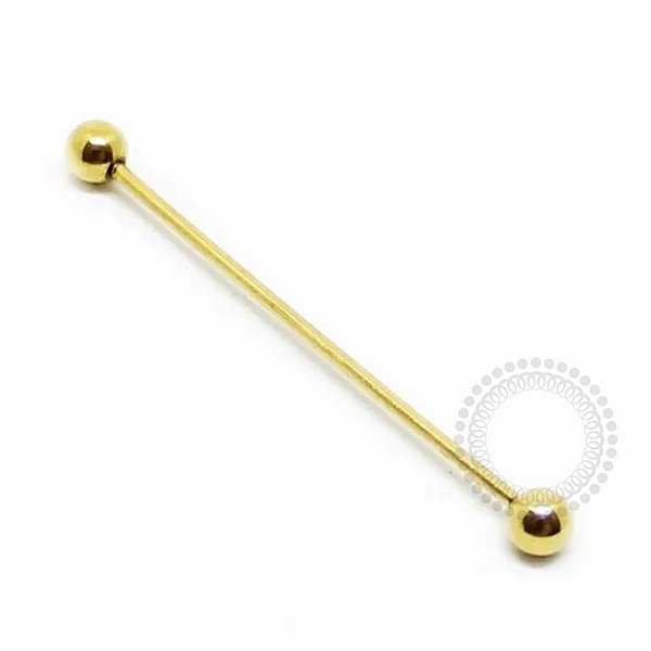 TN245 Transversal Titânio PVD Gold