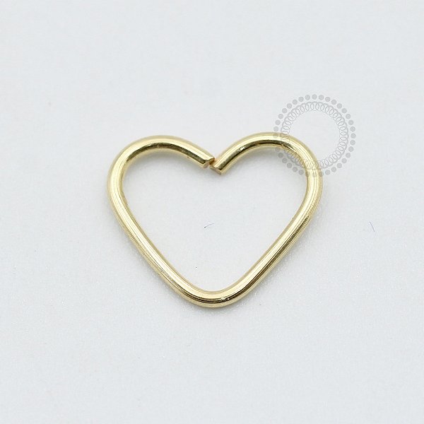 OR20 Coração Daith Liso Ouro 18k