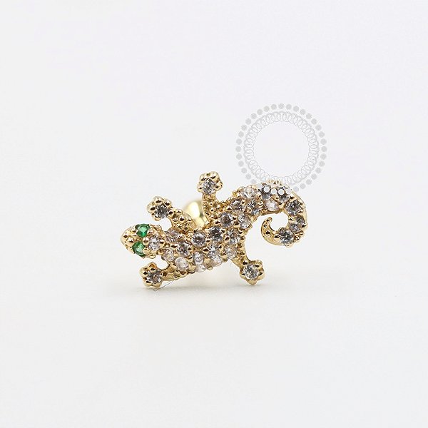 OR48 Microbell Iguana Ouro 18K
