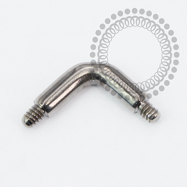 TN2218 Conector Curvo Rosca Externa Titânio ASTM F136