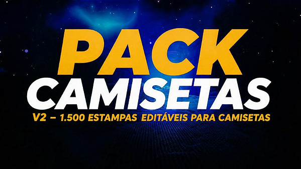 Pack Camisetas V2 - 1.500 Estampas Para Camisetas