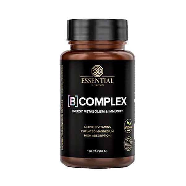 B Complex - Vitaminas do Complexo B - Essential Nutrition (120 Capsulas)