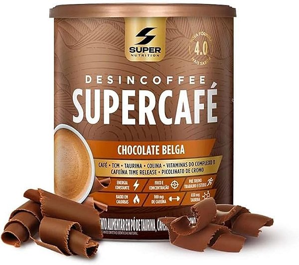 Supercafé Desincoffee - Chocolate Belga - Super Nutrition (220g)