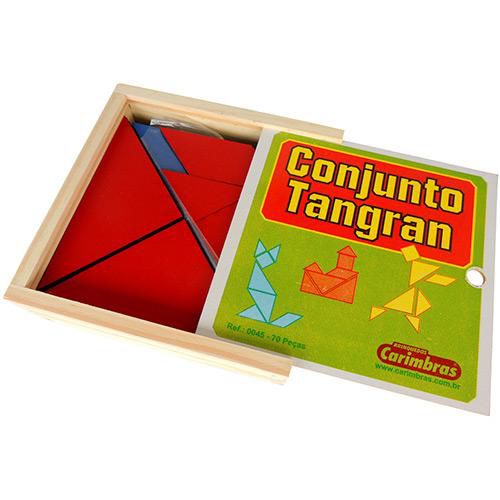 Conjunto Tangram com 70 peças