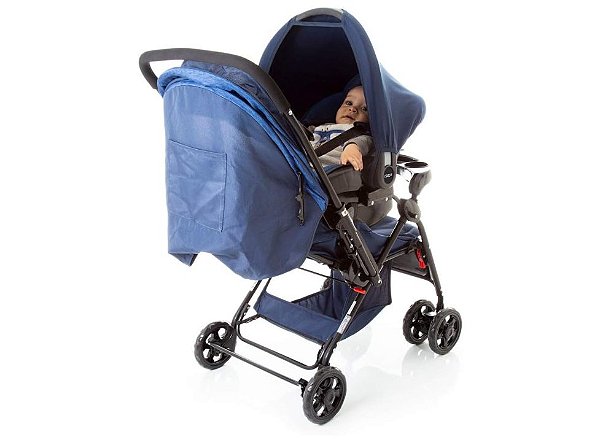 Cosco Kids Travel System Reverse Preto Rajado