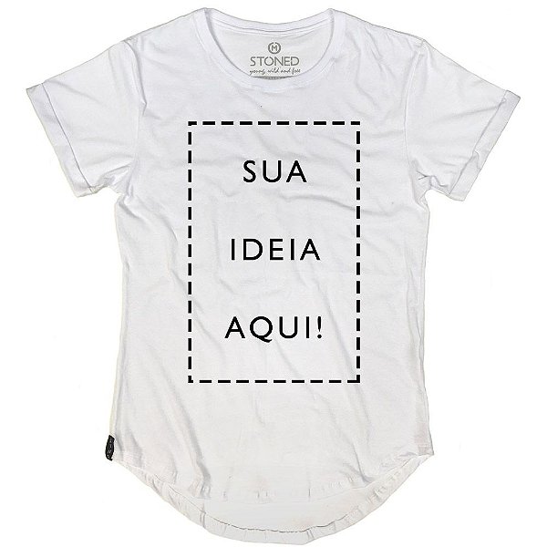 camisa longline personalizada
