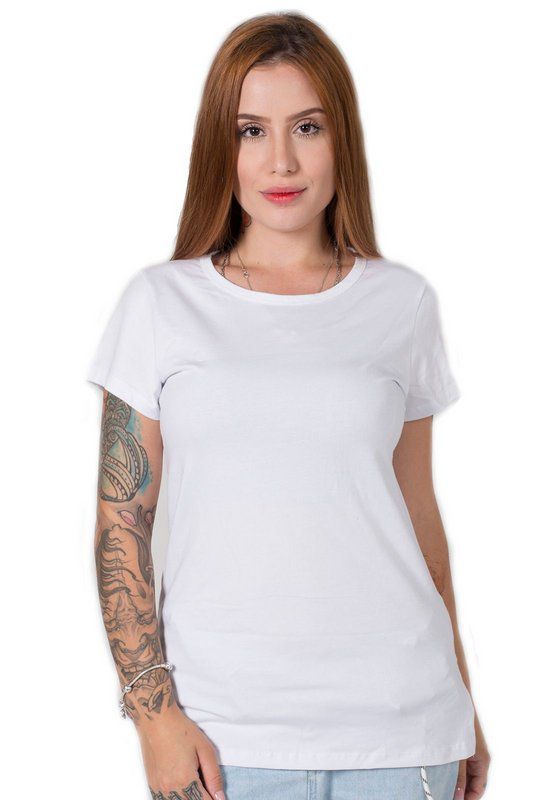 camiseta feminina lisa