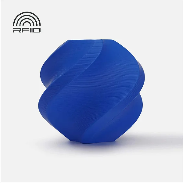 Filamento PLA Lite Azul com Carretel Reutilizável Bambulab 1Kg 1.75mm - (cod. 16601)