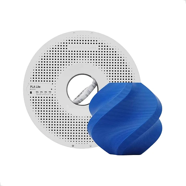 Filamento PLA Lite Azul com Carretel Reutilizável Bambulab 1Kg 1.75mm - (cod. 16601)