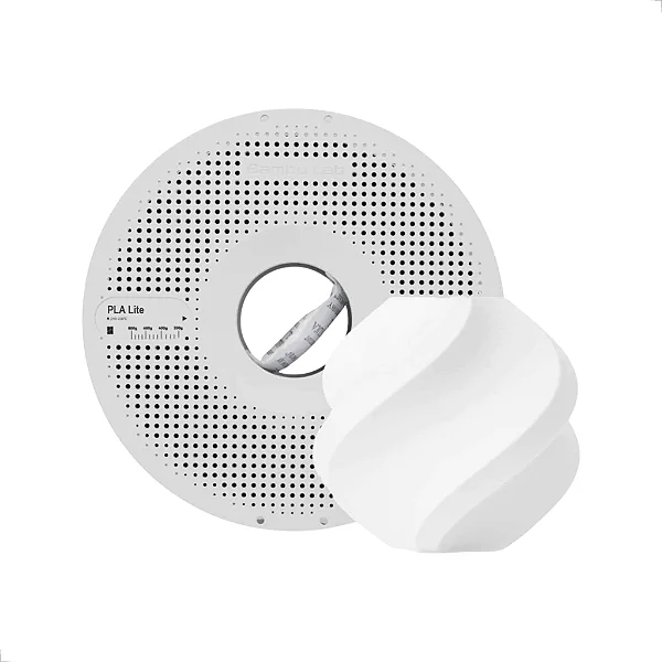 Filamento PLA Lite Branco com Carretel Reutilizável Bambulab 1Kg 1.75mm - (cod. 16103)