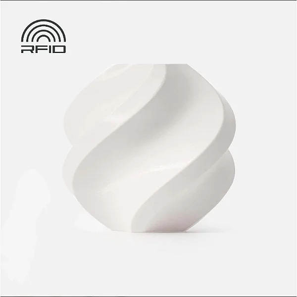 Filamento PLA Lite Branco com Carretel Reutilizável Bambulab 1Kg 1.75mm - (cod. 16103)