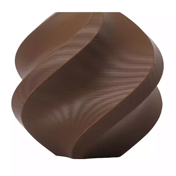 Filamento PLA Lite Marrom Cacau com Carretel Reutilizável Bambulab 1Kg 1.75mm