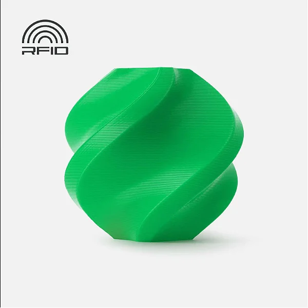 Filamento PLA Lite Verde com Carretel Reutilizável Bambulab 1Kg 1.75mm - (cod. 16501)