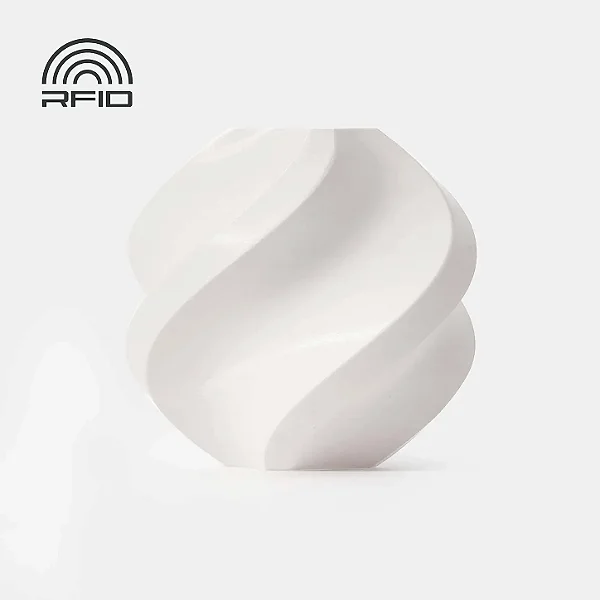Filamento PLA Branco Jade com Carretel Reutilizável Bambulab 1Kg 1.75mm - (cod. 10100)