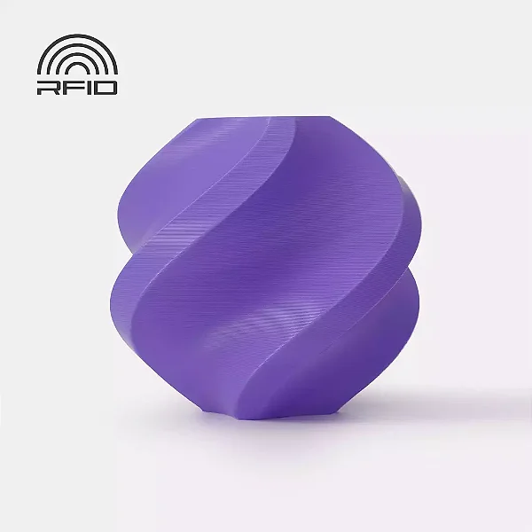 Filamento PLA Roxo com Carretel Reutilizável Bambulab 1Kg 1.75mm - (cod. 10700)
