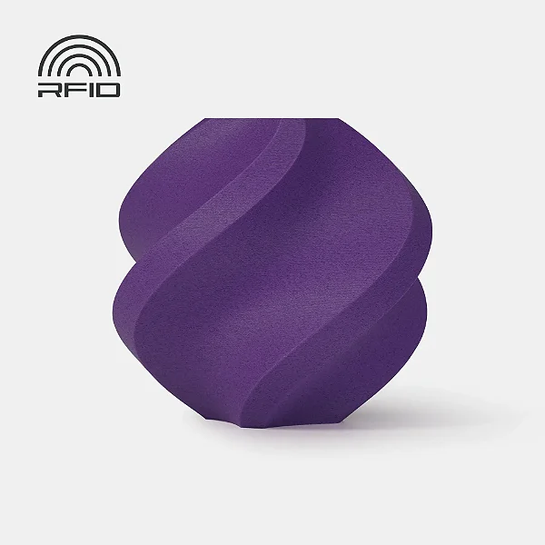 Filamento PLA-CF (Fibra de Carbono) IRIS PURPLE com Carretel Reutilizável Bambulab 1Kg 1.75mm - (cod. 14700)