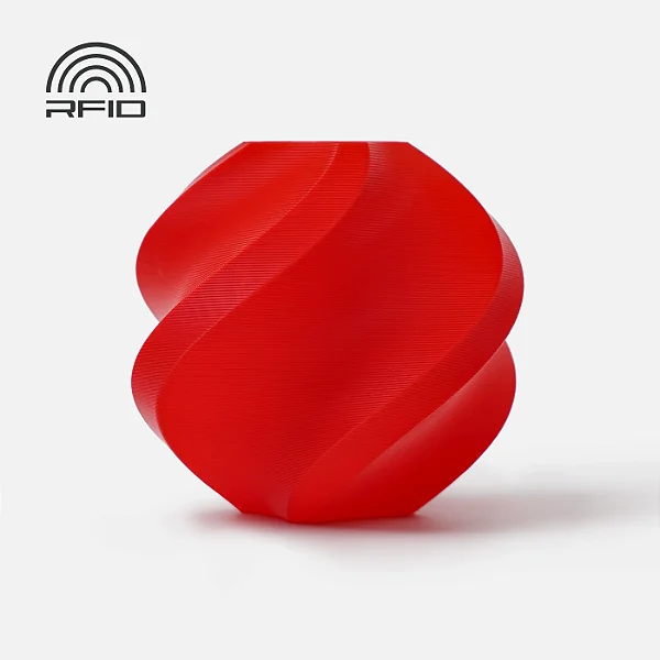 Refil Filamento PLA Vermelho Bambulab 1Kg 1.75mm - (cod. 10200)