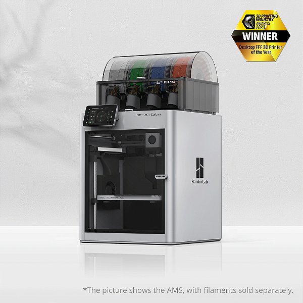 IMPRESSORA 3D BAMBU LAB X1C CARBON COMBO COM AMS