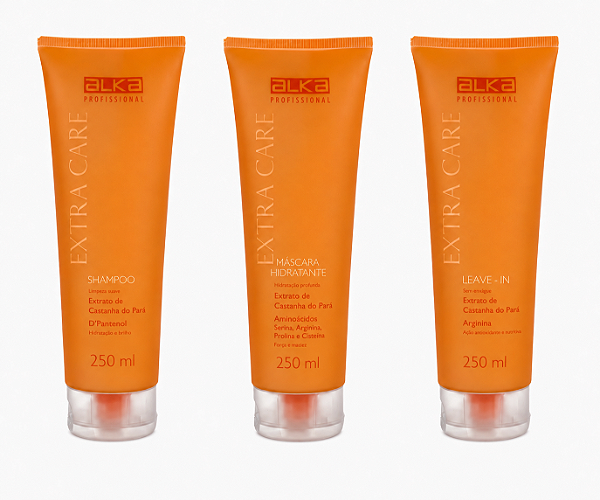 kit Pós Química e Cachos Extra Care 250ml