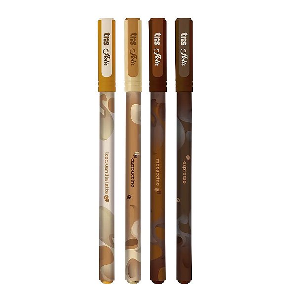 CANETA ESFEROGRÁFICA TRIS HOLIC COFFEE 1.0