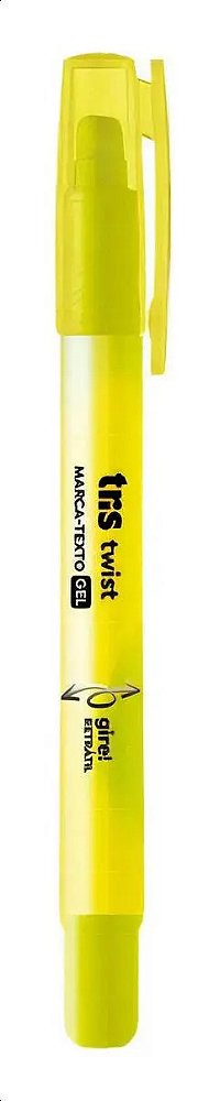 MARCA TEXTO TRIS GEL TWIST AMARELO